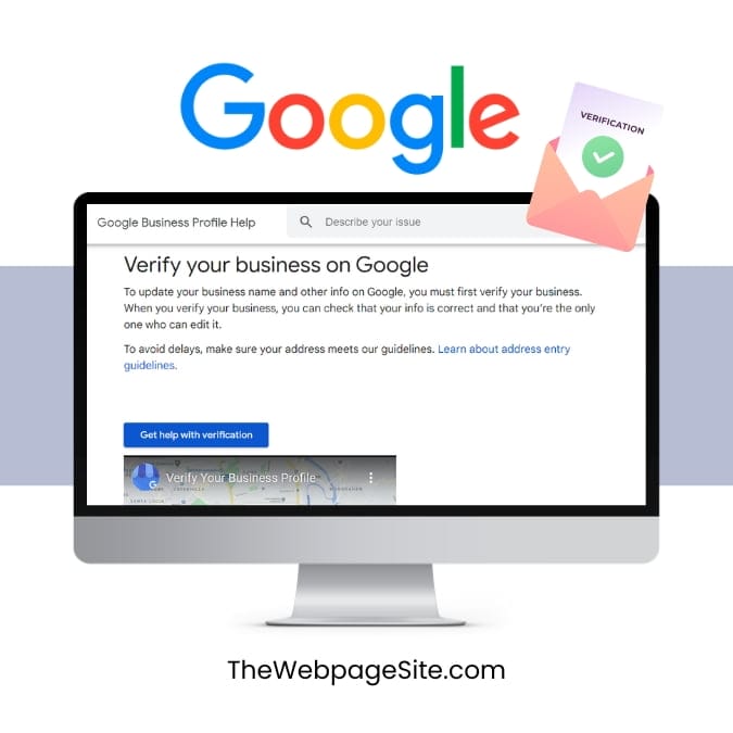 Google Business Page with Verification