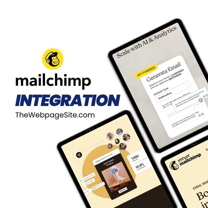 mailchimp email integration